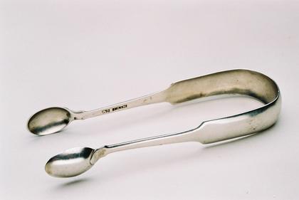 Rare Tain Silver sugar tongs