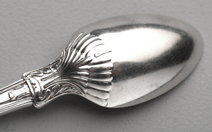 Victorian Silver Rose Pattern Teaspoons (Set of 6)