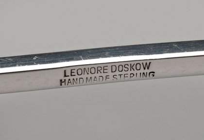 Leonore Doskow Handmade Sterling Silver Ice Tongs