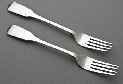 Cape Silver Tableforks (Pair) - Lodewyk Beck