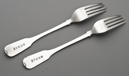 Cape Silver Tableforks (Pair) - Lodewyk Beck