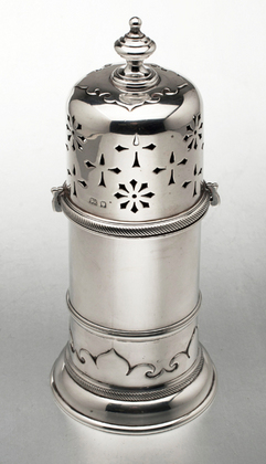 Large Lighthouse Silver Sugar Caster - James Robinson Inc New York