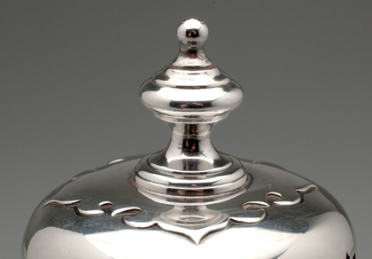 Large Lighthouse Silver Sugar Caster - James Robinson Inc New York