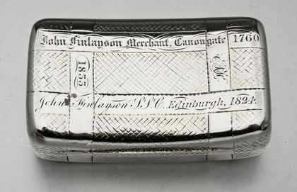 Georgian Silver Snuff Box - Finlayson Family