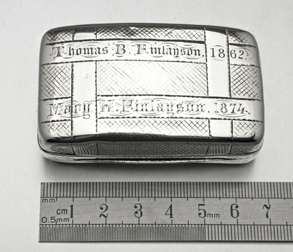 Georgian Silver Snuff Box - Finlayson Family