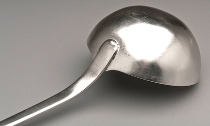 Cape Silver Hanoverian Soup Ladle - Daniel Heinrich Schmidt