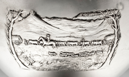 Voortrekker Aandenking 1838-1938 Dutch Silver Bowl