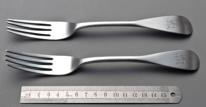 Cape Silver Tableforks (Pair) - Johannes Combrink, Anchor Hallmarks