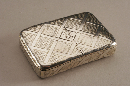 Antique Silver Snuff Box (double lidded) - Phipps & Robinson