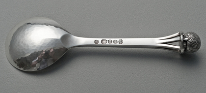 Arts & Crafts Silver Hedgehog Christening Spoon - Francis Cooper