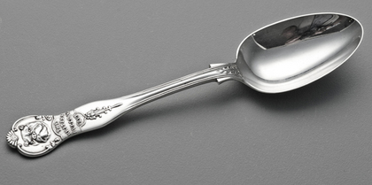 The British Bulldog Club Antique Silver Tablespoon