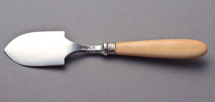 Victorian Silver Armorial Butter Spade