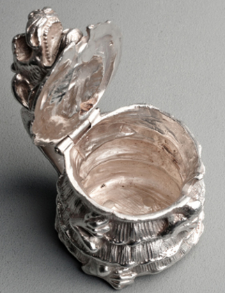 Sterling Silver Dragon Mustard Pots (Pair) - C.J. Vander