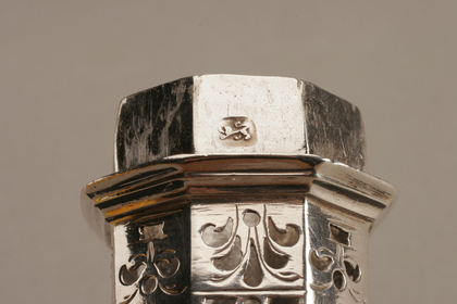 George I Octagonal Silver Caster - Thomas Bamford