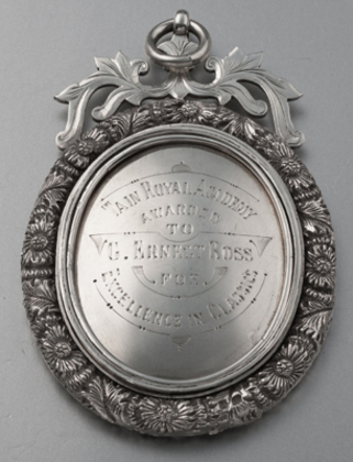 Tain Royal Academy Victorian Prize Medallion - Provost of Tain Fowler, Ross