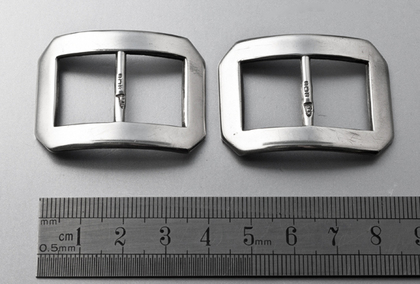 Antique Silver Shoe Buckles (Pair)