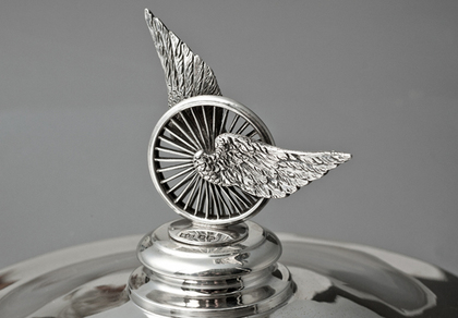 Douglas Motorcycles Antique Silver Trophy - Fritz Zurcher - DJ Run