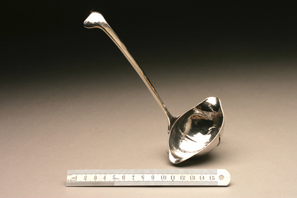 Alwyn Carr Arts and Crafts Silver Rattail Ladle