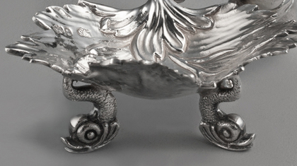 Victorian Silver Cherub or Amorini Salt Cellar - William Stocker