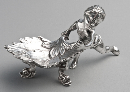 Victorian Silver Cherub or Amorini Salt Cellars (Set of 4) - William Stocker