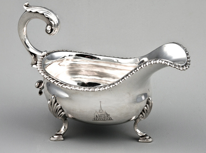 Regency Silver Sauce Boat - Emes & Barnard