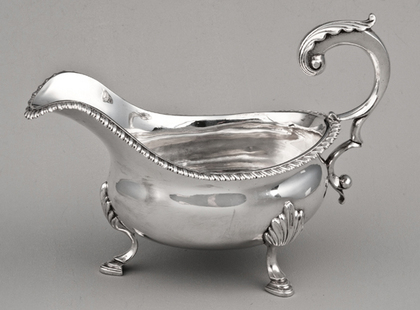 Regency Silver Sauce Boat - Emes & Barnard