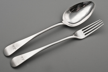 Cape Silver Tablespoon and Tablefork Set (8, 4 of each) - Johannes Combrink