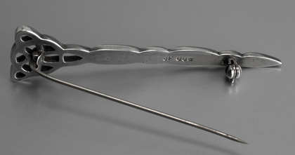 Scottish Celtic Silver Kilt Pin - Inverness, John Fraser