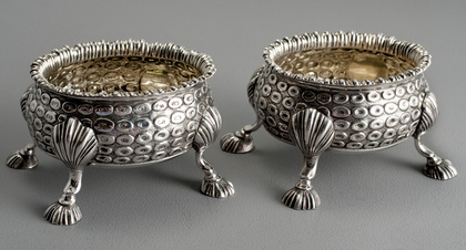 Georgian Silver Salt Cellars (Pair) - William Fountain