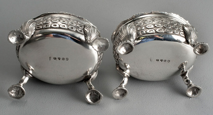 Georgian Silver Salt Cellars (Pair) - William Fountain