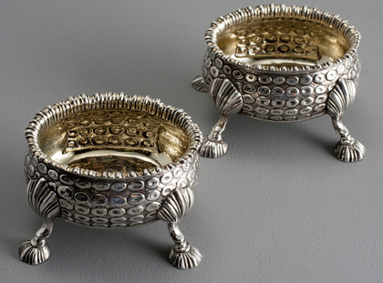 Georgian Silver Salt Cellars (Pair) - William Fountain