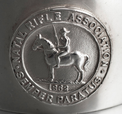 Natal Rifle Association Semper Paratus Sterling Silver Napkin Trophy Rings - Emma Thresh, Murray-Smith Memorial