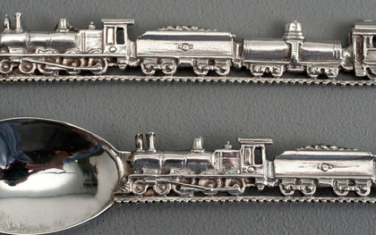 Rovos Rail Sterling Silver Steam Train Spoons (Pair)