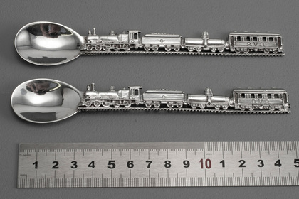 Rovos Rail Sterling Silver Steam Train Spoons (Pair)