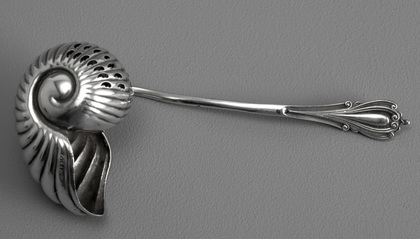 New Nautilus Novelty Antique Silver Sugar Sifter