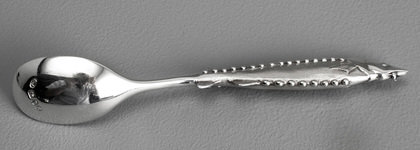 Sarah Jones Sterling Silver Sturgeon Caviar Spoon