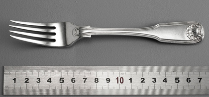 Chinese Export Silver Dessert Fork - WE WE WC