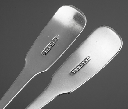 Irish Provincial Silver Teaspoons (Pair) - STERLING, Cork or Limerick