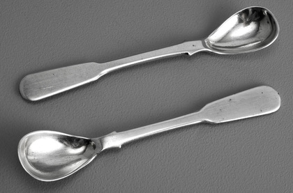 Cape Silver Mustard Spoons - John Townsend