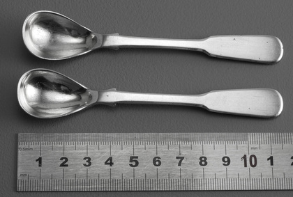 Cape Silver Mustard Spoons - John Townsend