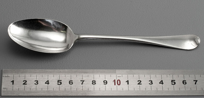 Rare Early Cape Silver Hanoverian Pattern Spoon - Daniel Heinrich Schmidt