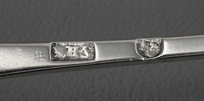 Rare Early Cape Silver 3 Pronged Hanoverian Pattern Fork - Daniel Heinrich Schmidt (1 of 2)