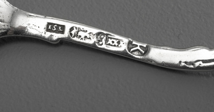 Dutch Rococo Silver Teaspoon - Johannes Schiotling