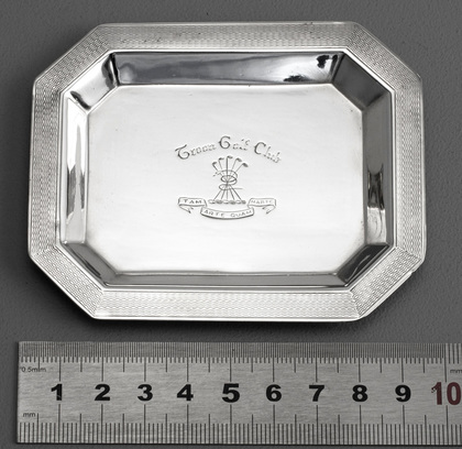 Royal Troon Golf Club Sterling Silver Pin Tray - British Open Champion Golfer