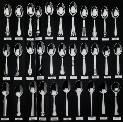 Georg Jensen Sterling Silver Cypress Pattern Flatware Set (24 pieces)