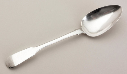 Chinese Export Silver Dessert Spoon - Khecheong