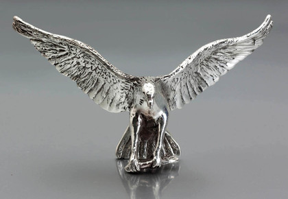 Brittannia Silver Miniature Fish Eagle - Patrick Mavros Style