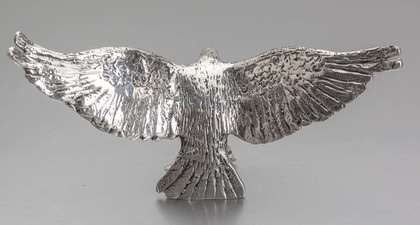 Brittannia Silver Miniature Fish Eagle - Patrick Mavros Style