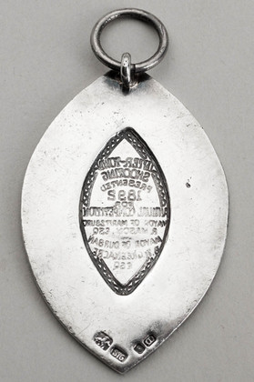 Maritzburg Durban Inter-Town Shooting Competition 1892 Sterling Silver Pendant