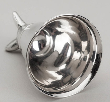 Sterling Silver Fox Head Stirrup Cup - Francis Howard